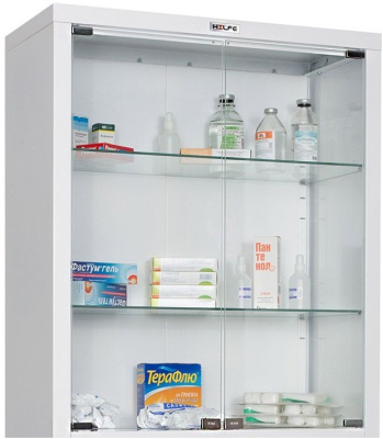 Шкаф медицинский металлический Hilfe МД 2 1670/SG